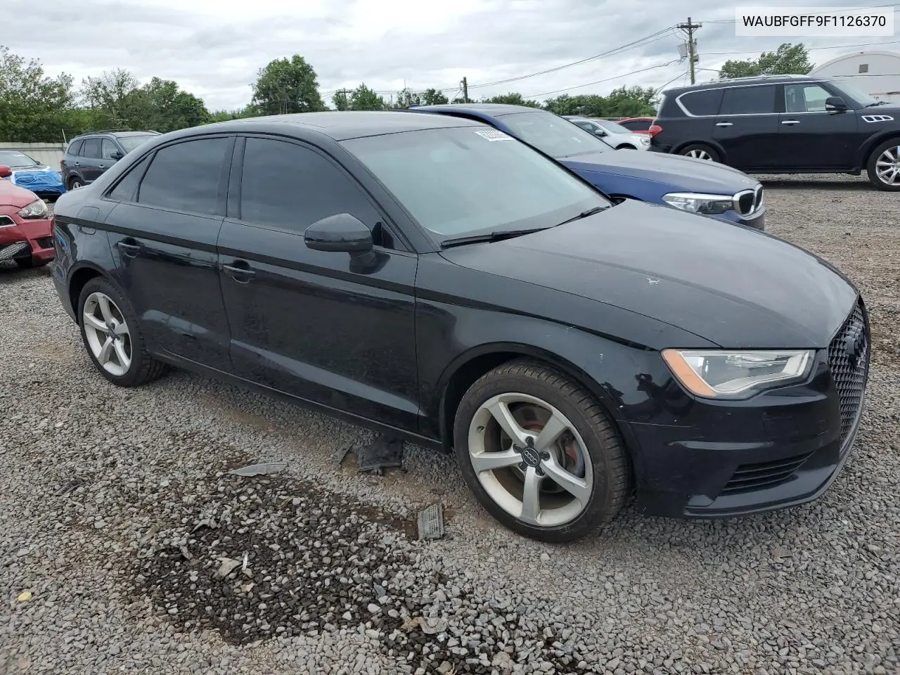 2015 Audi A3 Premium VIN: WAUBFGFF9F1126370 Lot: 62203605