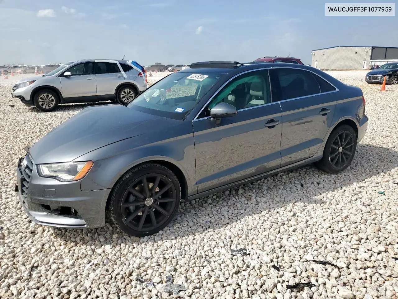 2015 Audi A3 Premium Plus VIN: WAUCJGFF3F1077959 Lot: 62376285