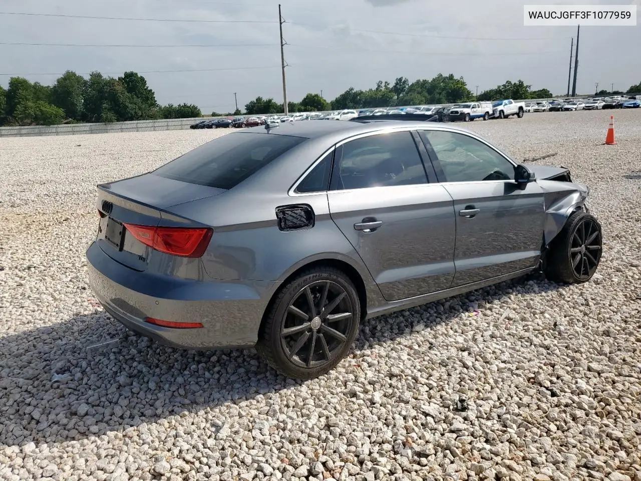 2015 Audi A3 Premium Plus VIN: WAUCJGFF3F1077959 Lot: 62376285