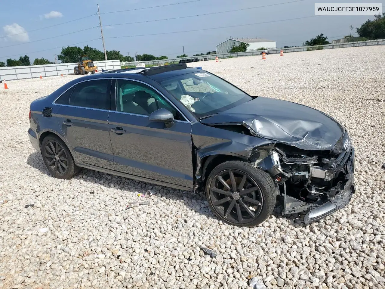 2015 Audi A3 Premium Plus VIN: WAUCJGFF3F1077959 Lot: 62376285