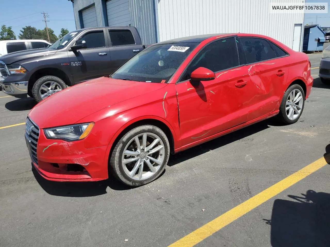 2015 Audi A3 Premium VIN: WAUAJGFF8F1067838 Lot: 63048095