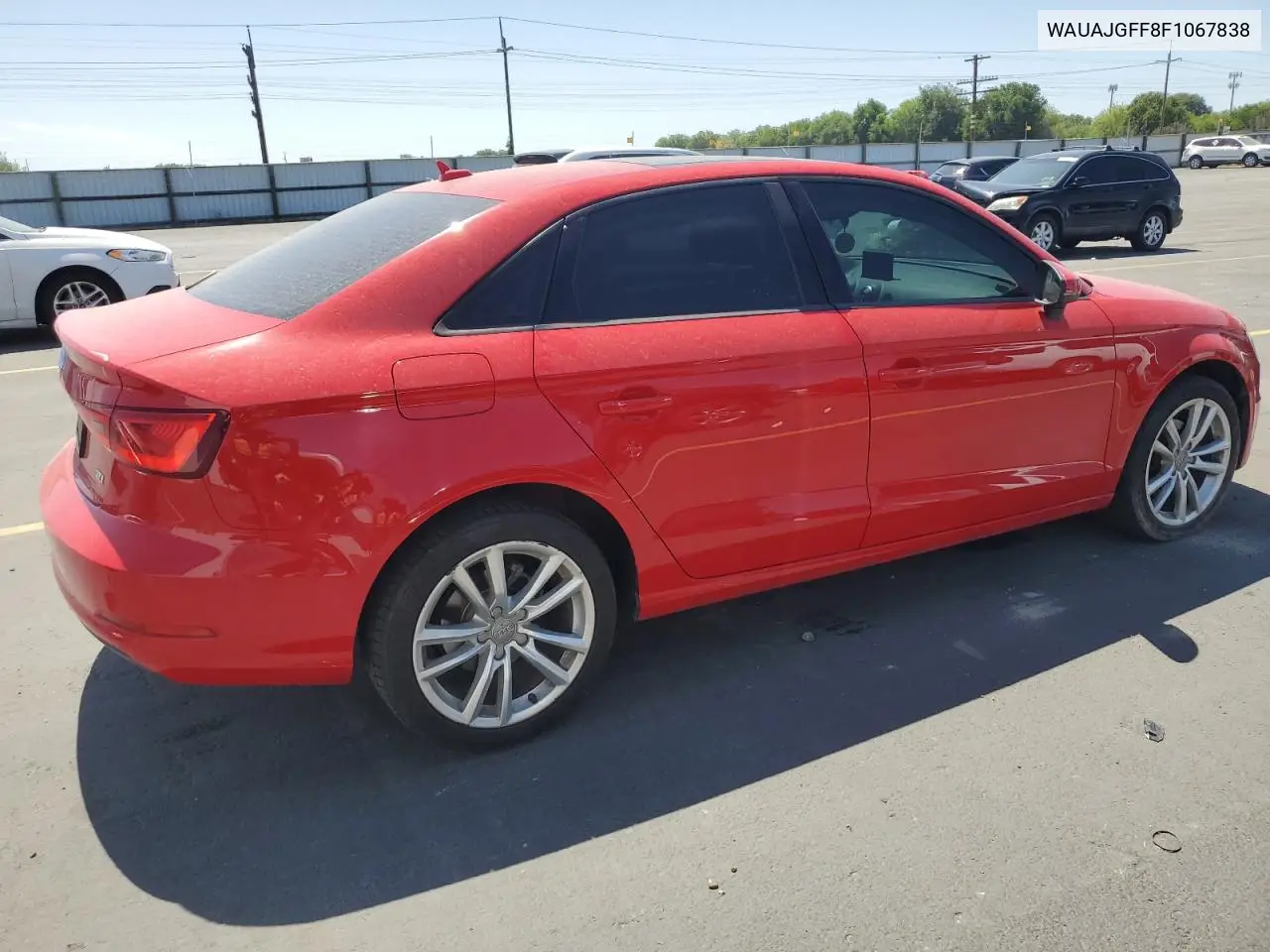 2015 Audi A3 Premium VIN: WAUAJGFF8F1067838 Lot: 63048095