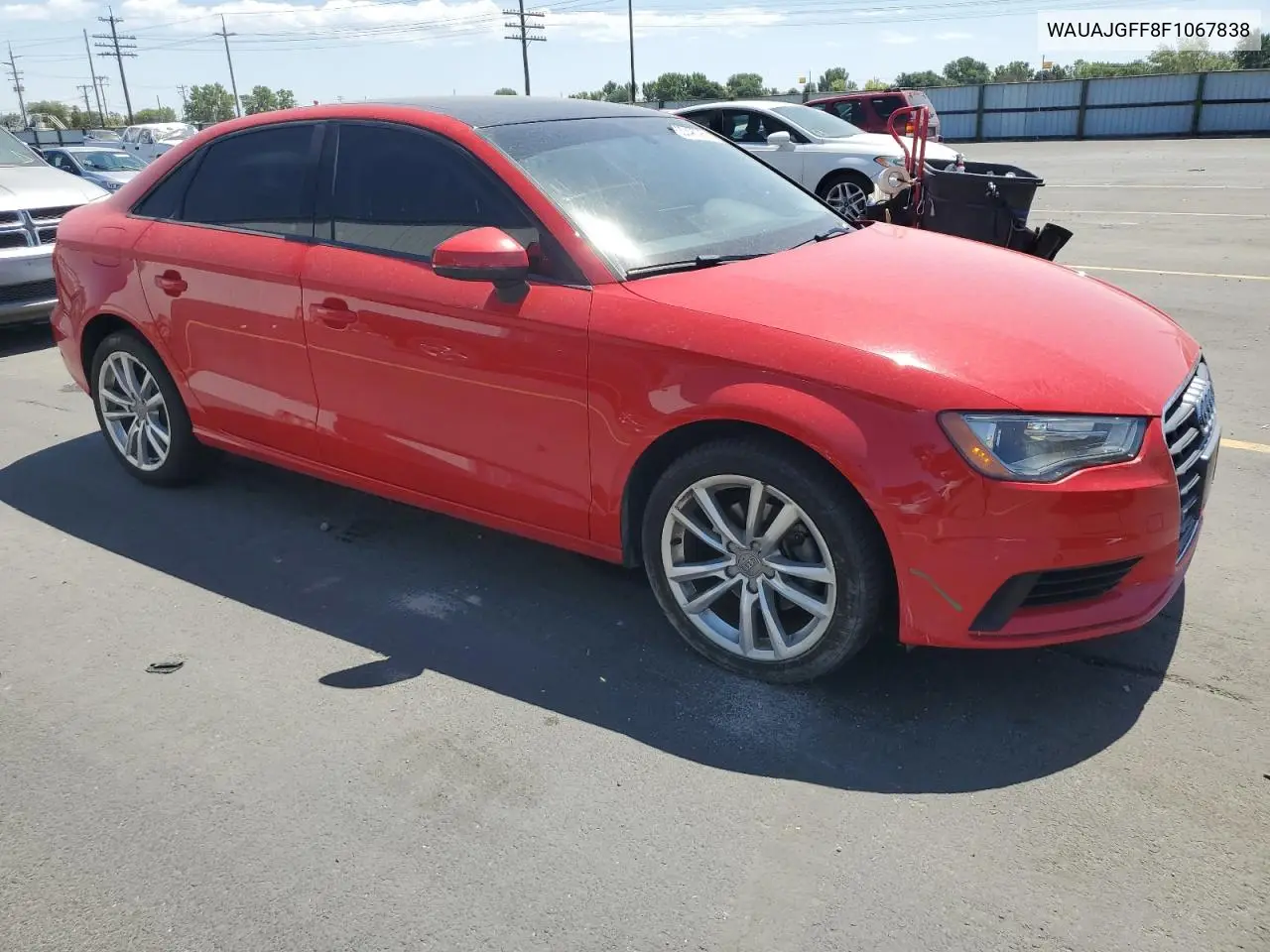 2015 Audi A3 Premium VIN: WAUAJGFF8F1067838 Lot: 63048095