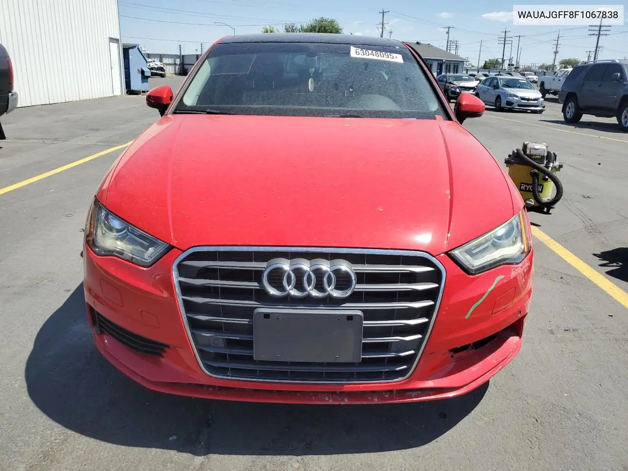 2015 Audi A3 Premium VIN: WAUAJGFF8F1067838 Lot: 63048095