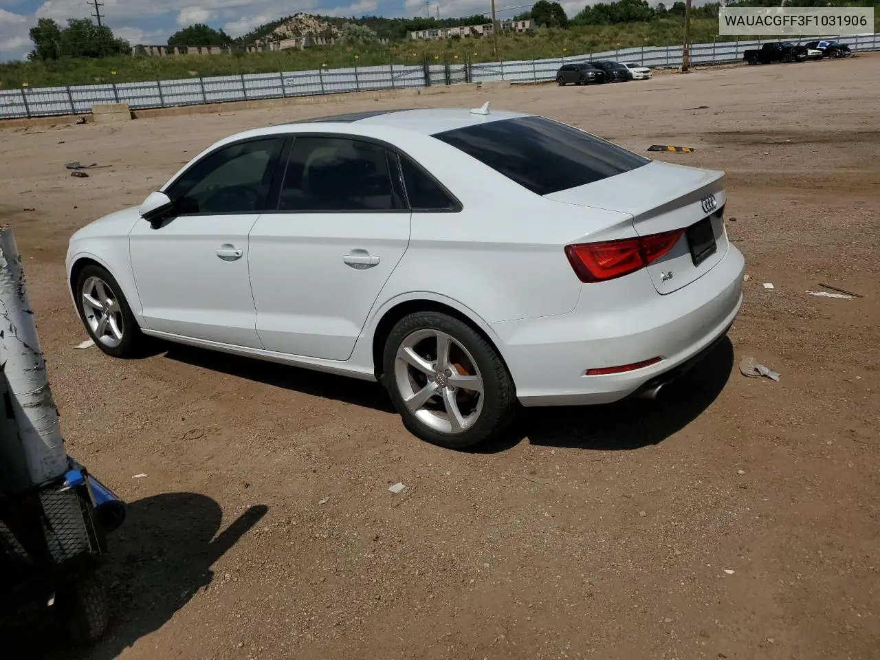 2015 Audi A3 Premium VIN: WAUACGFF3F1031906 Lot: 63060775