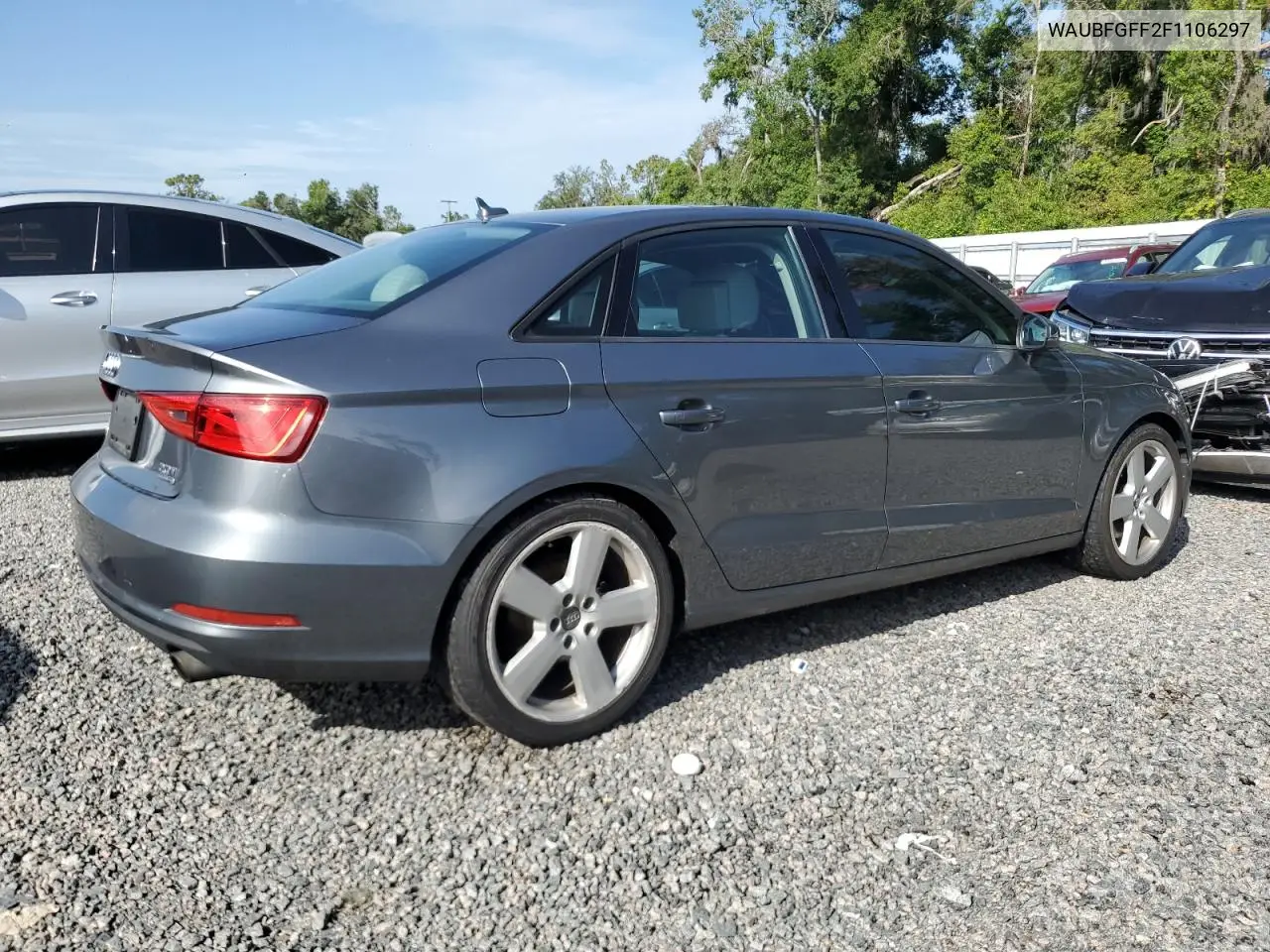 2015 Audi A3 Premium VIN: WAUBFGFF2F1106297 Lot: 63129345