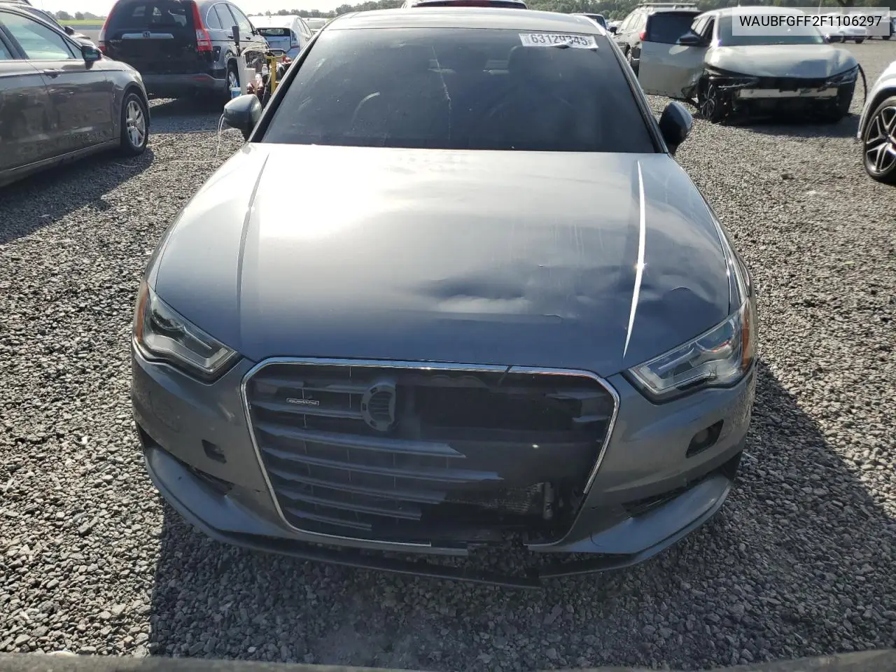 2015 Audi A3 Premium VIN: WAUBFGFF2F1106297 Lot: 63129345