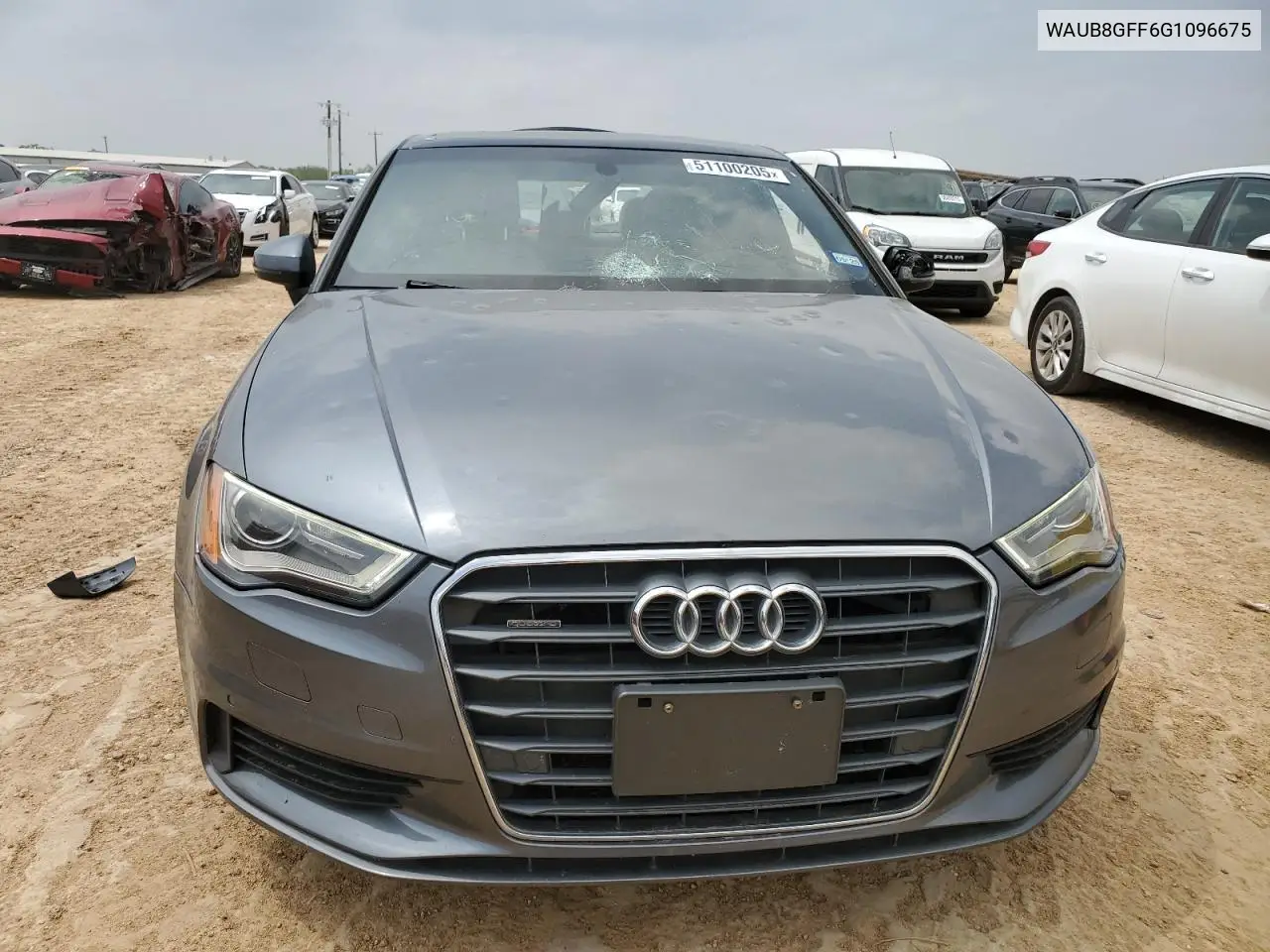 2016 Audi A3 Premium VIN: WAUB8GFF6G1096675 Lot: 51100205