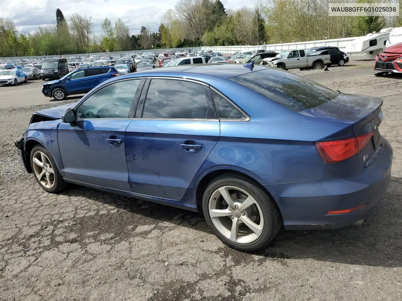 2016 Audi A3 Premium VIN: WAUB8GFF6G1025038 Lot: 52181605