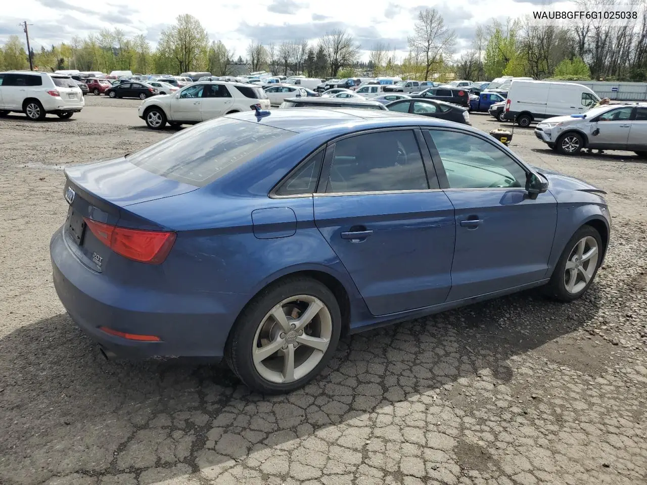 2016 Audi A3 Premium VIN: WAUB8GFF6G1025038 Lot: 52181605