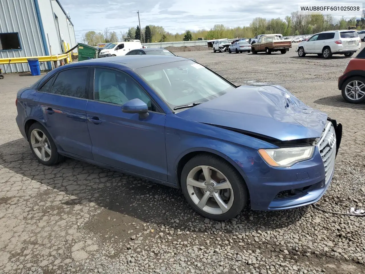 2016 Audi A3 Premium VIN: WAUB8GFF6G1025038 Lot: 52181605