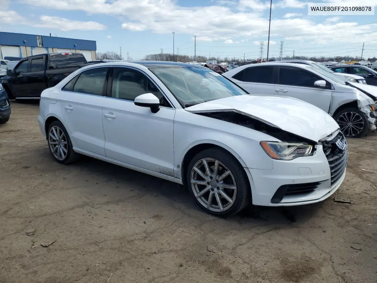 2016 Audi A3 Premium Plus VIN: WAUE8GFF2G1098078 Lot: 52575375