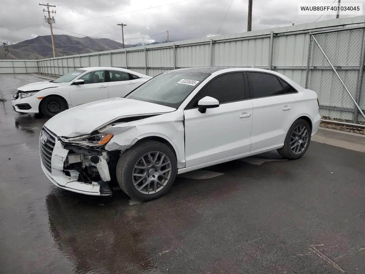 2016 Audi A3 Premium VIN: WAUB8GFF4G1034045 Lot: 53335055