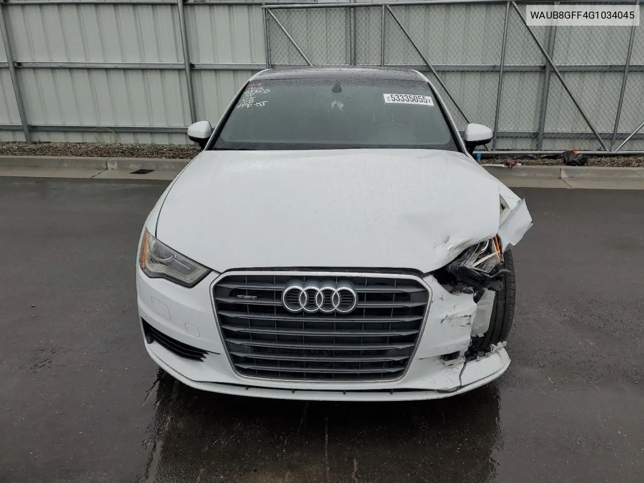2016 Audi A3 Premium VIN: WAUB8GFF4G1034045 Lot: 53335055