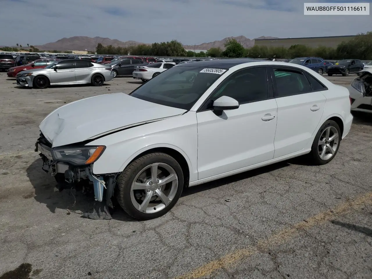 2016 Audi A3 Premium VIN: WAUB8GFF5G1116611 Lot: 56052805
