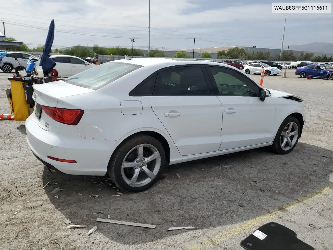 2016 Audi A3 Premium VIN: WAUB8GFF5G1116611 Lot: 56052805
