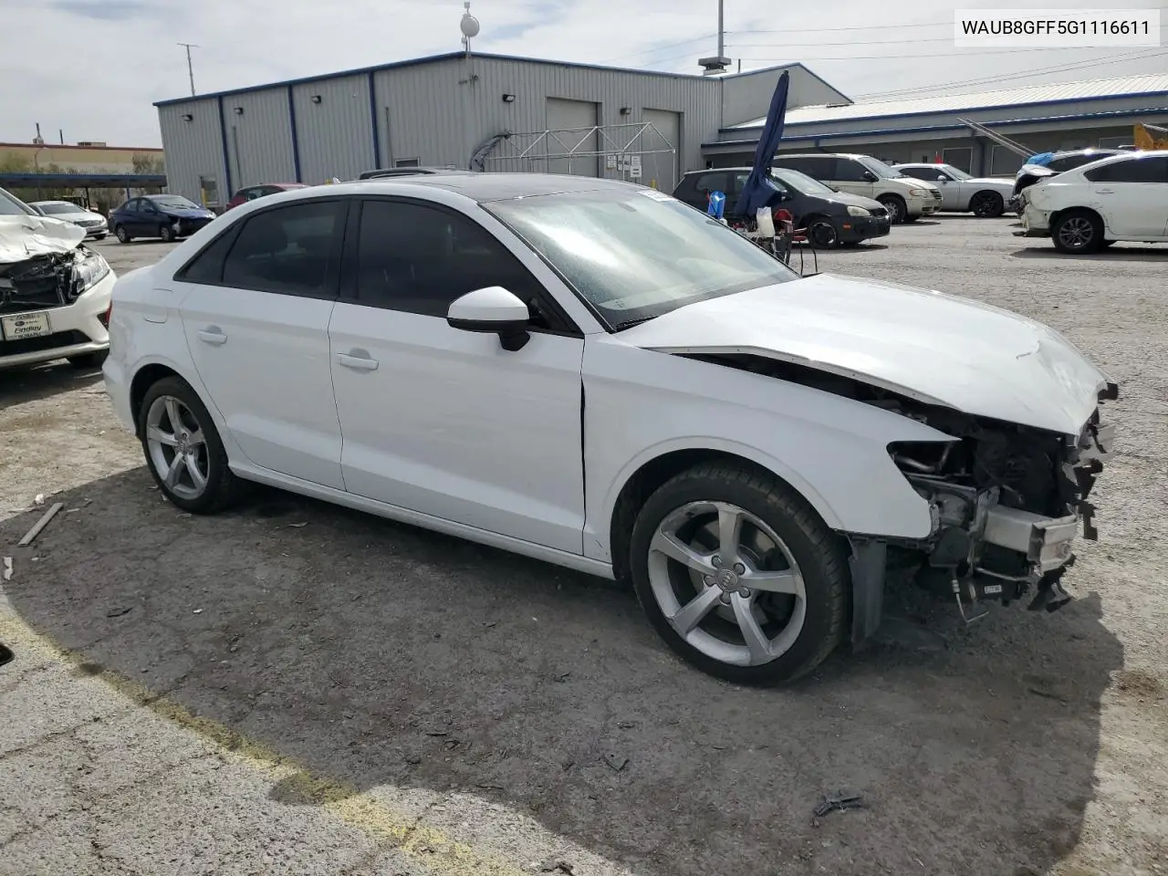2016 Audi A3 Premium VIN: WAUB8GFF5G1116611 Lot: 56052805