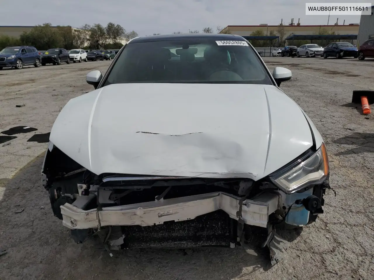2016 Audi A3 Premium VIN: WAUB8GFF5G1116611 Lot: 56052805