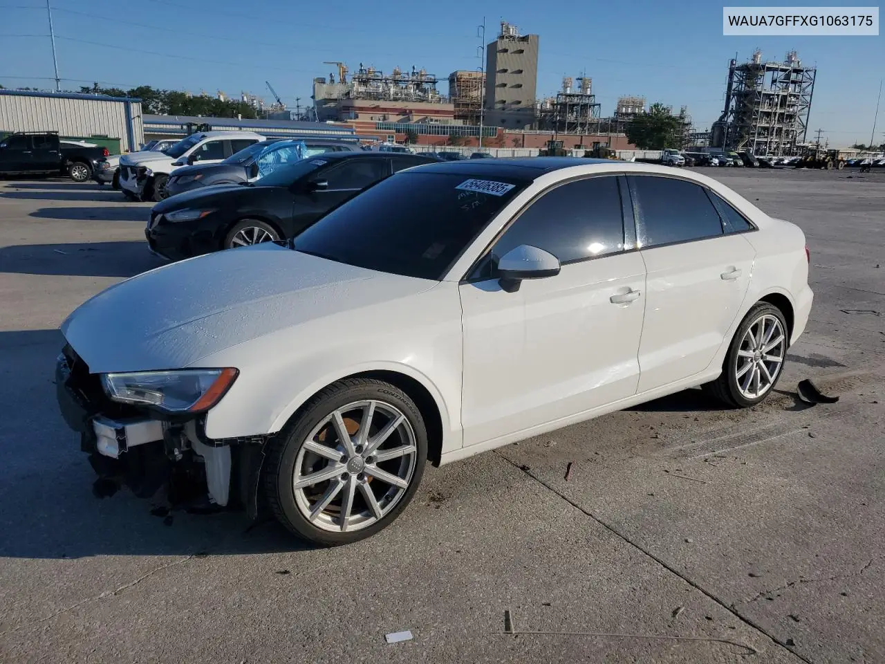 2016 Audi A3 Premium VIN: WAUA7GFFXG1063175 Lot: 56406385