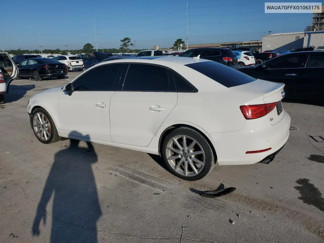 2016 Audi A3 Premium VIN: WAUA7GFFXG1063175 Lot: 56406385
