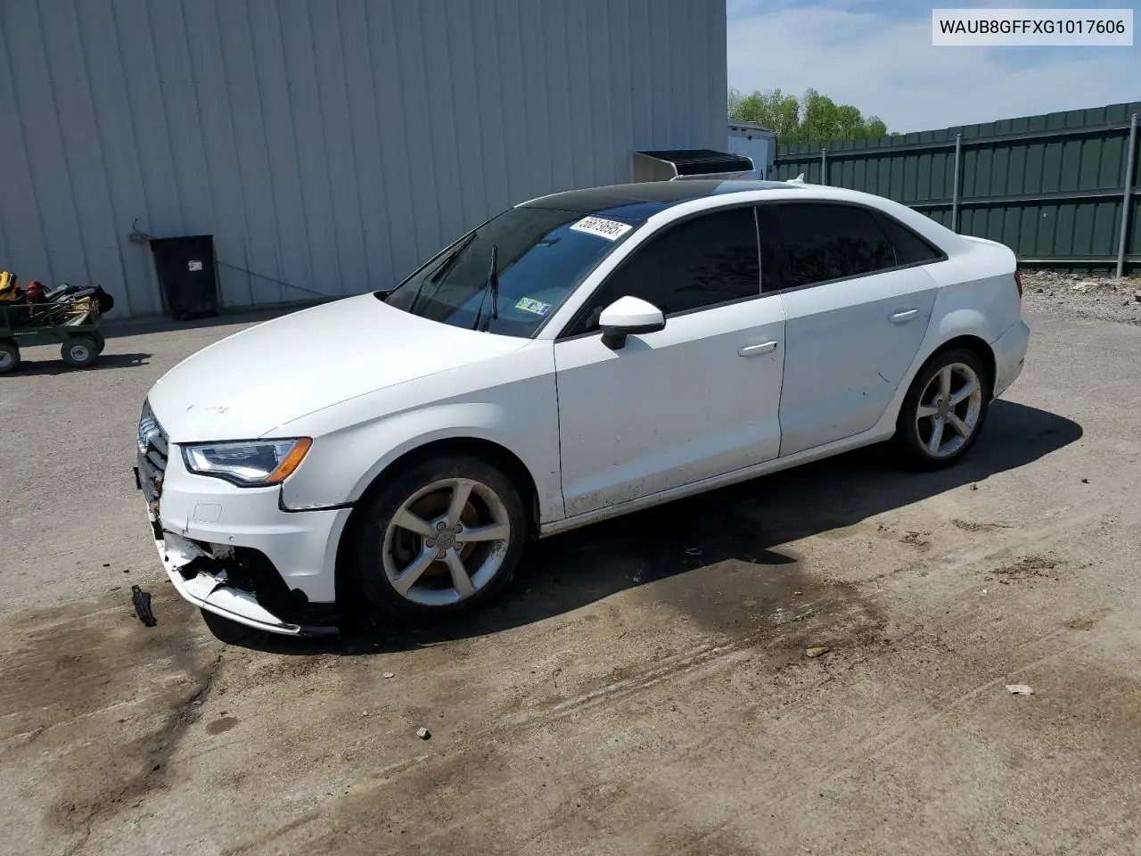 2016 Audi A3 Premium VIN: WAUB8GFFXG1017606 Lot: 56619695