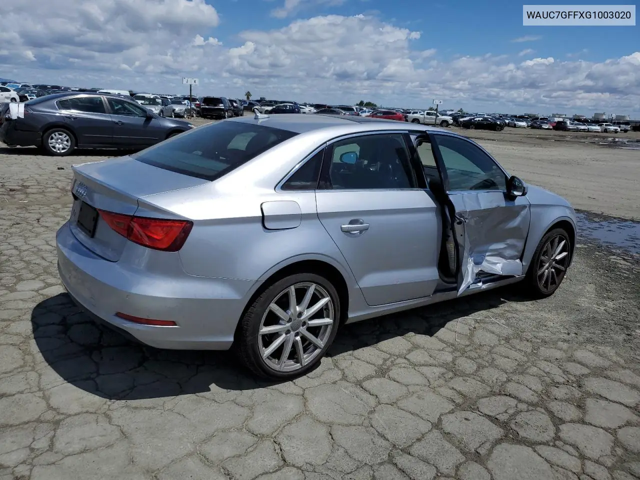 2016 Audi A3 Premium Plus VIN: WAUC7GFFXG1003020 Lot: 56889385