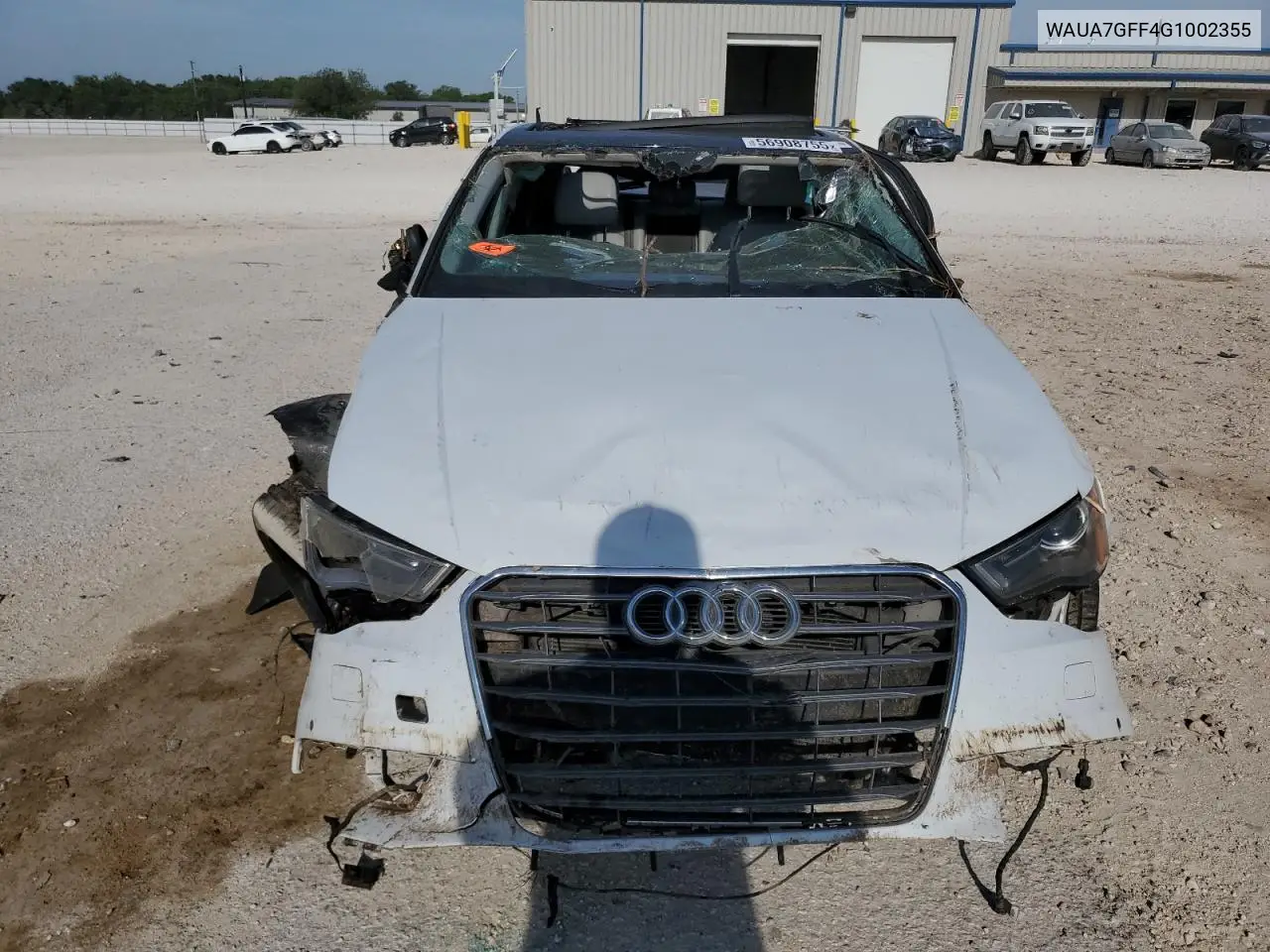 2016 Audi A3 Premium VIN: WAUA7GFF4G1002355 Lot: 56908755