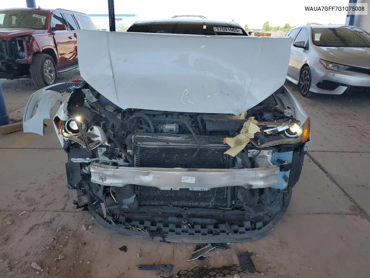 2016 Audi A3 Premium VIN: WAUA7GFF7G1075008 Lot: 57091665