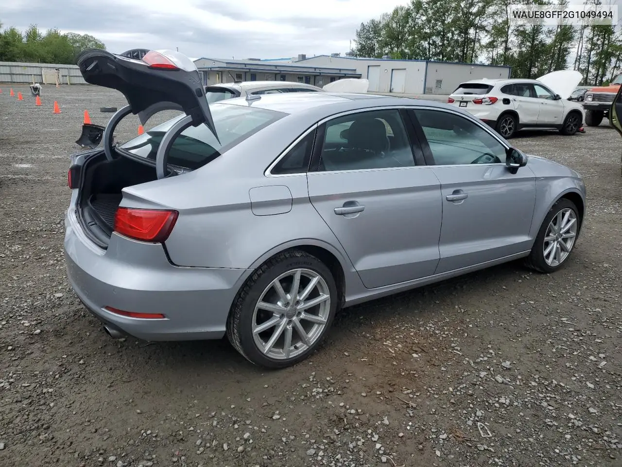 2016 Audi A3 Premium Plus VIN: WAUE8GFF2G1049494 Lot: 57286265