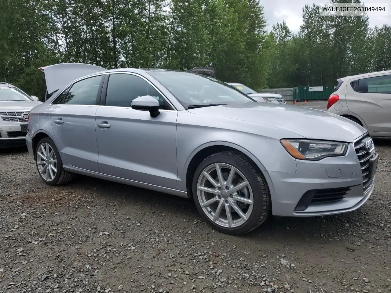 2016 Audi A3 Premium Plus VIN: WAUE8GFF2G1049494 Lot: 57286265