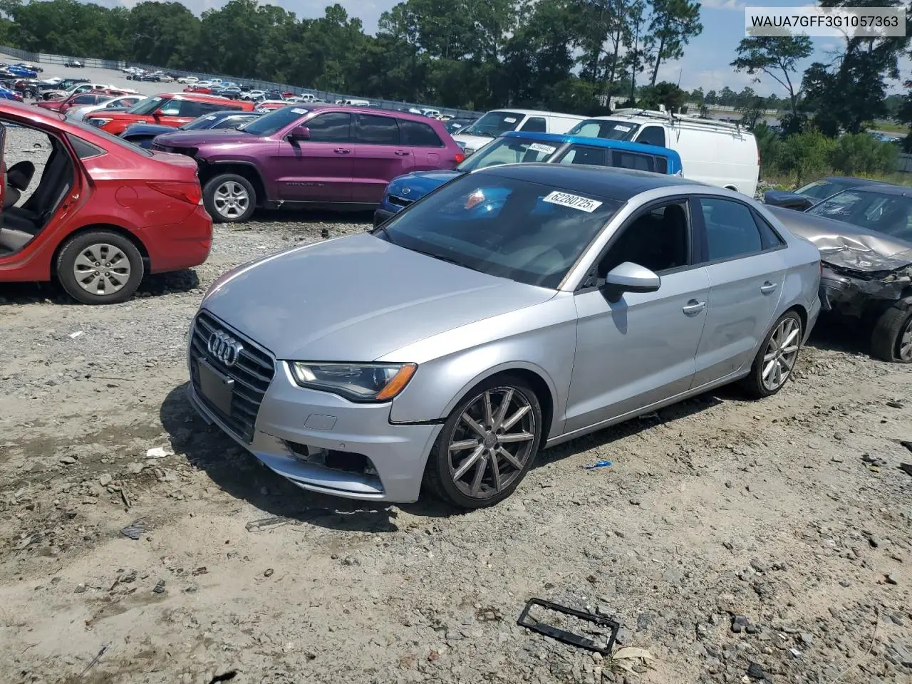 2016 Audi A3 Premium VIN: WAUA7GFF3G1057363 Lot: 62280725
