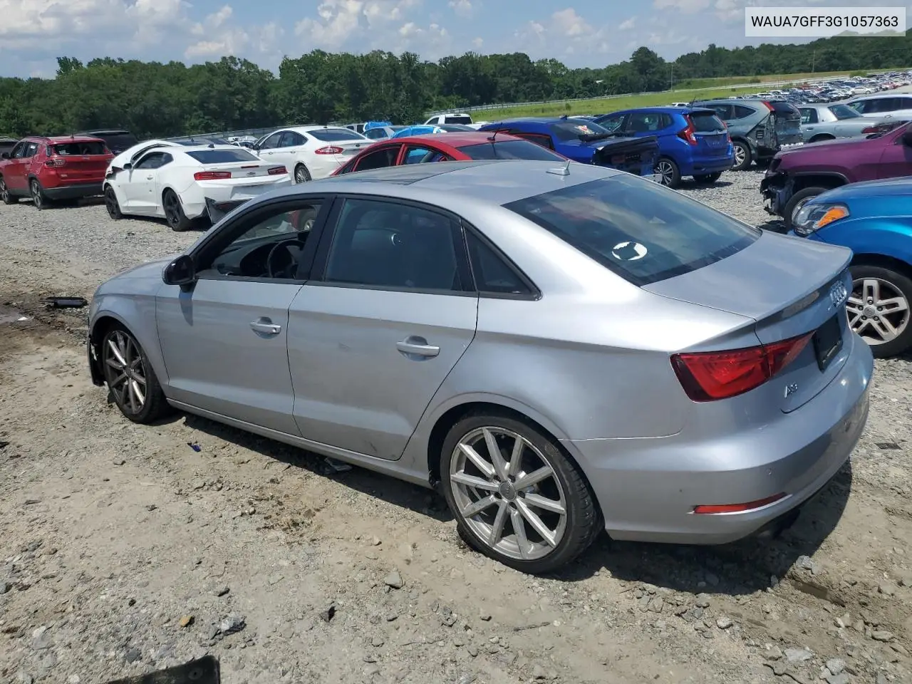 2016 Audi A3 Premium VIN: WAUA7GFF3G1057363 Lot: 62280725