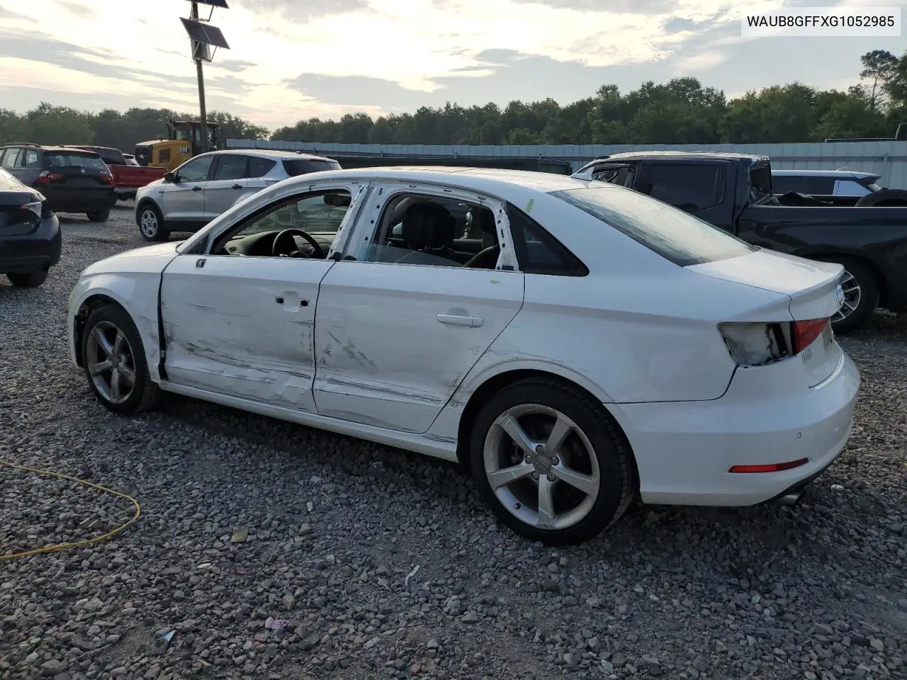 2016 Audi A3 Premium VIN: WAUB8GFFXG1052985 Lot: 62523245