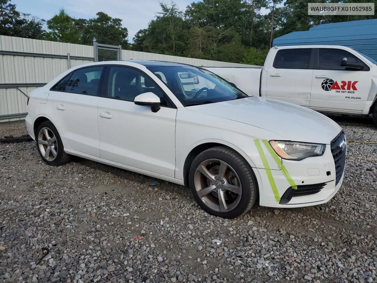 2016 Audi A3 Premium VIN: WAUB8GFFXG1052985 Lot: 62523245