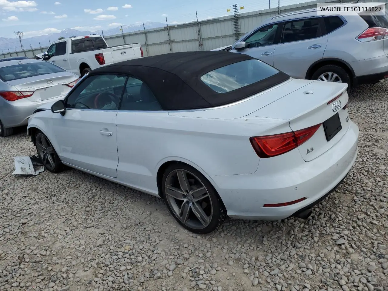 2016 Audi A3 Premium Plus VIN: WAU38LFF5G1115827 Lot: 62557035