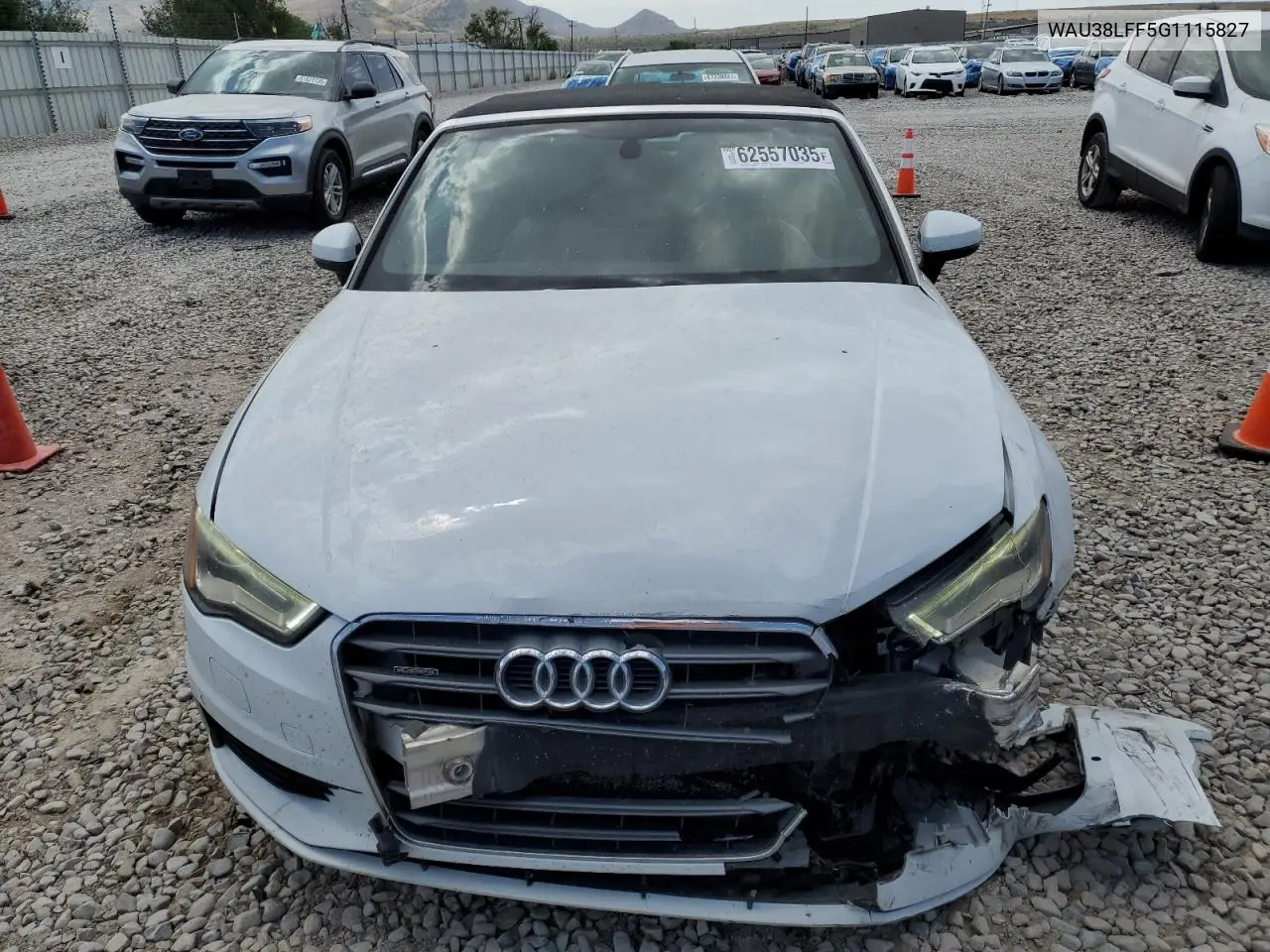 2016 Audi A3 Premium Plus VIN: WAU38LFF5G1115827 Lot: 62557035