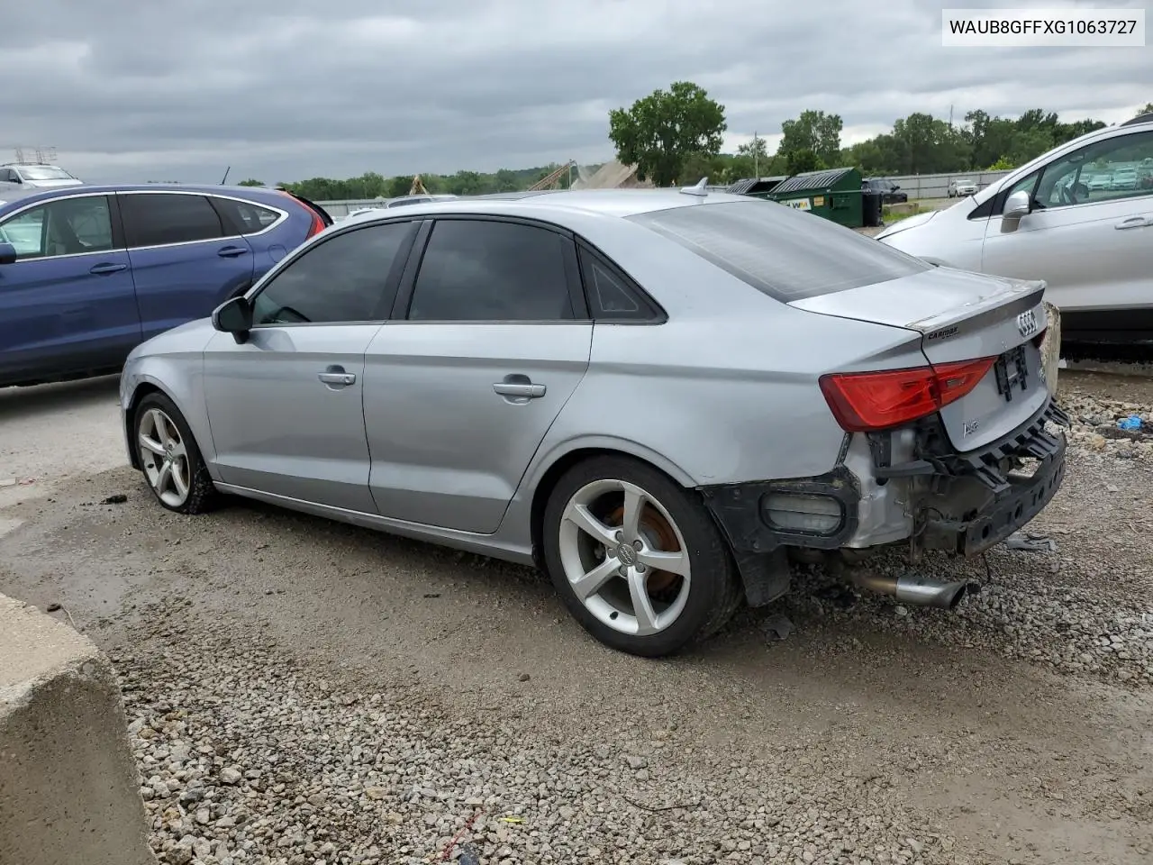 2016 Audi A3 Premium VIN: WAUB8GFFXG1063727 Lot: 62895995