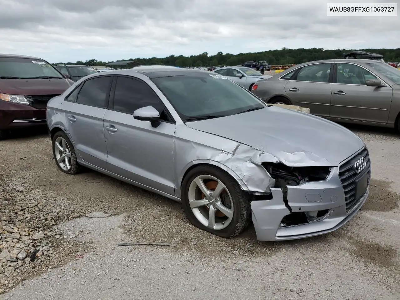2016 Audi A3 Premium VIN: WAUB8GFFXG1063727 Lot: 62895995