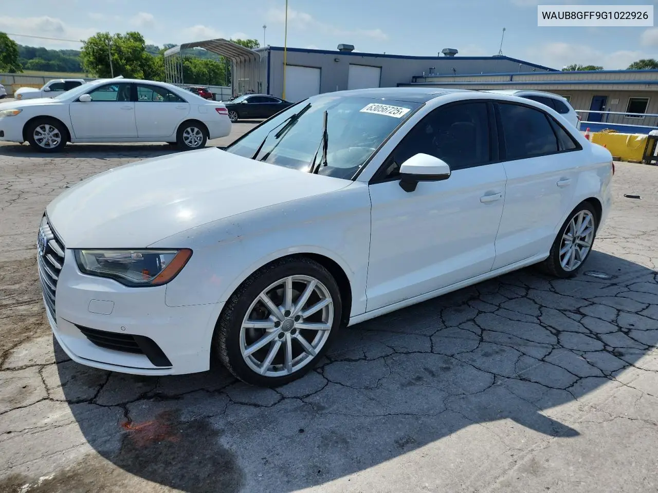2016 Audi A3 Premium VIN: WAUB8GFF9G1022926 Lot: 63056725