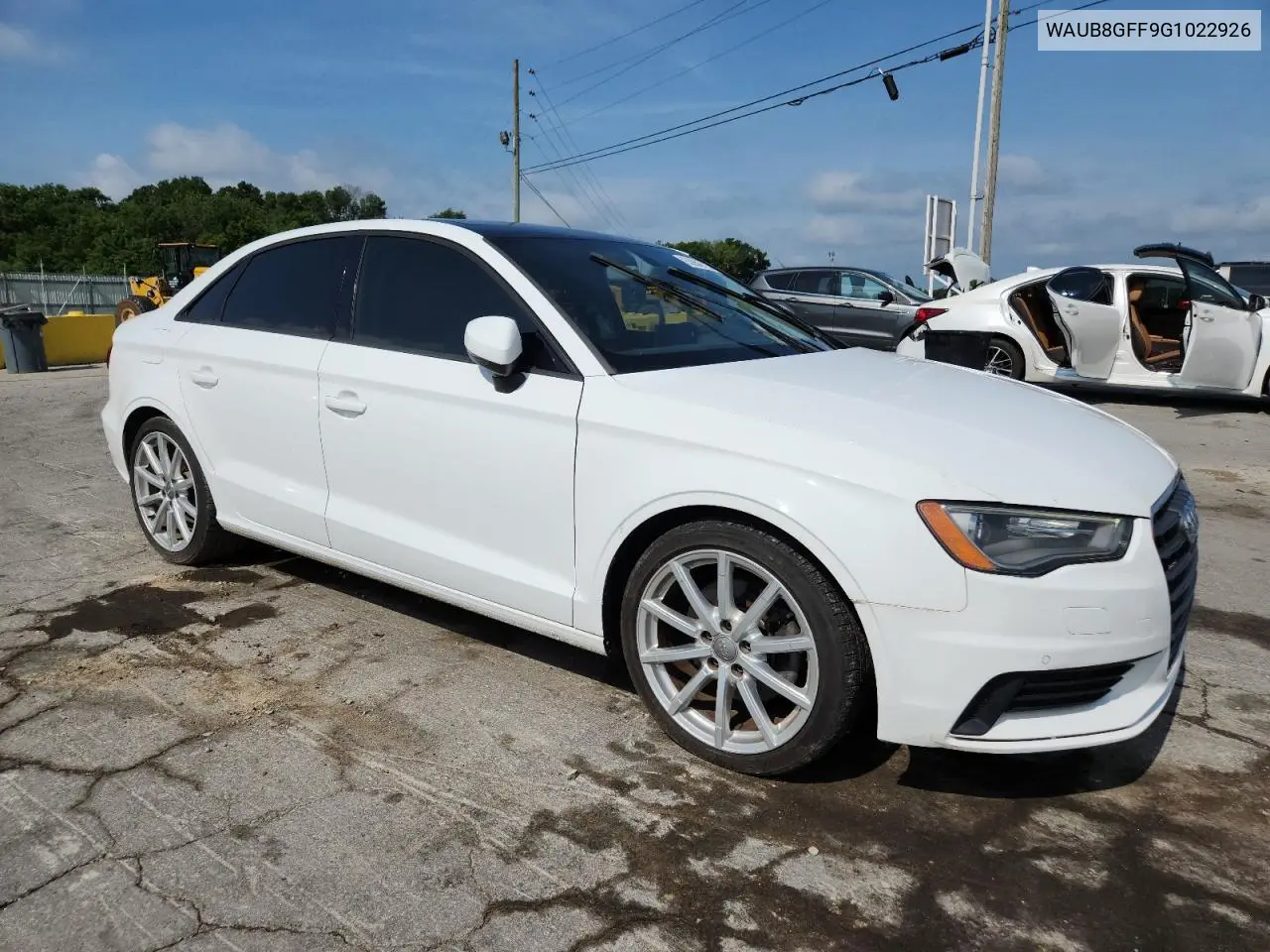2016 Audi A3 Premium VIN: WAUB8GFF9G1022926 Lot: 63056725