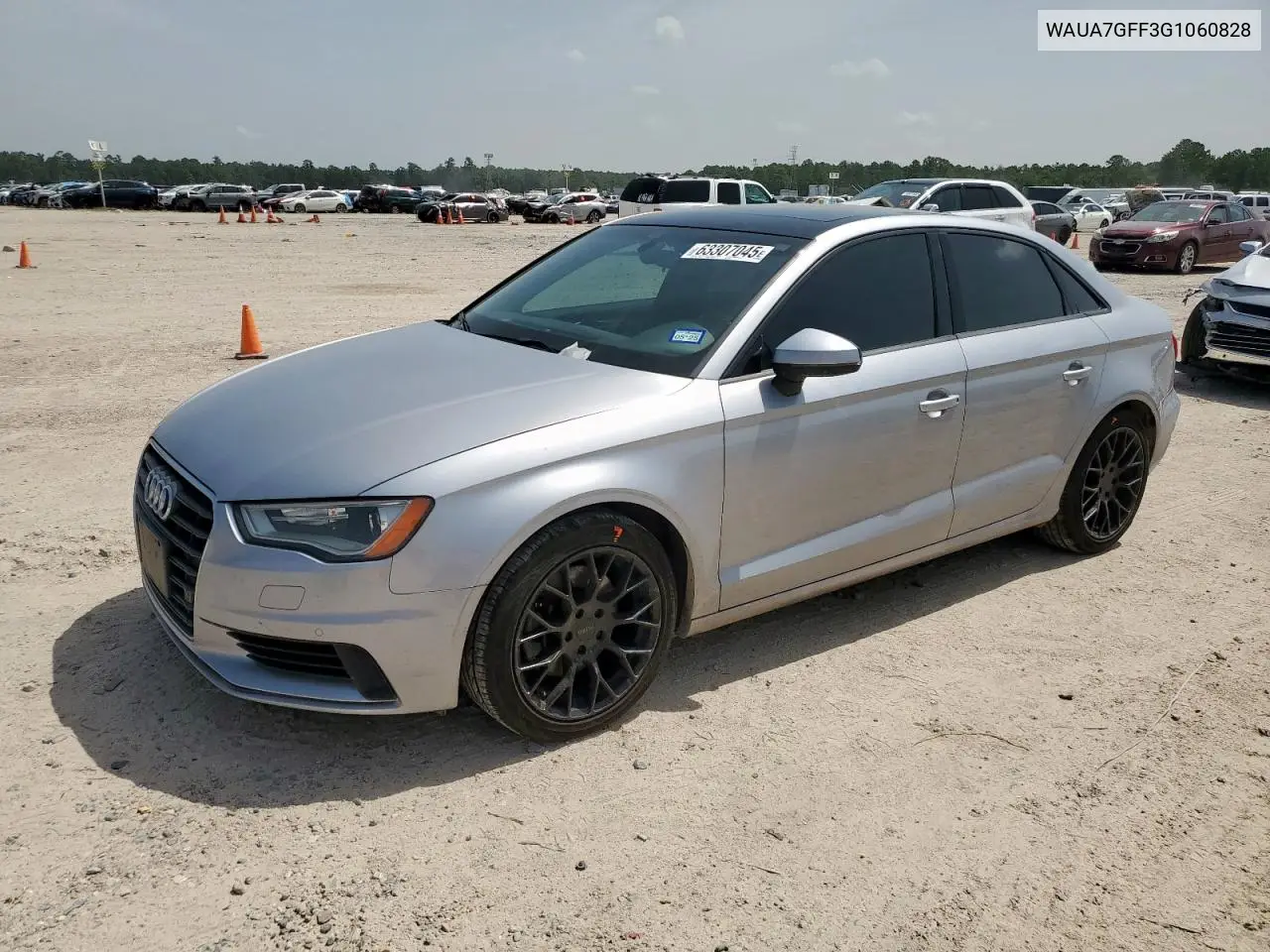 2016 Audi A3 Premium VIN: WAUA7GFF3G1060828 Lot: 63307045