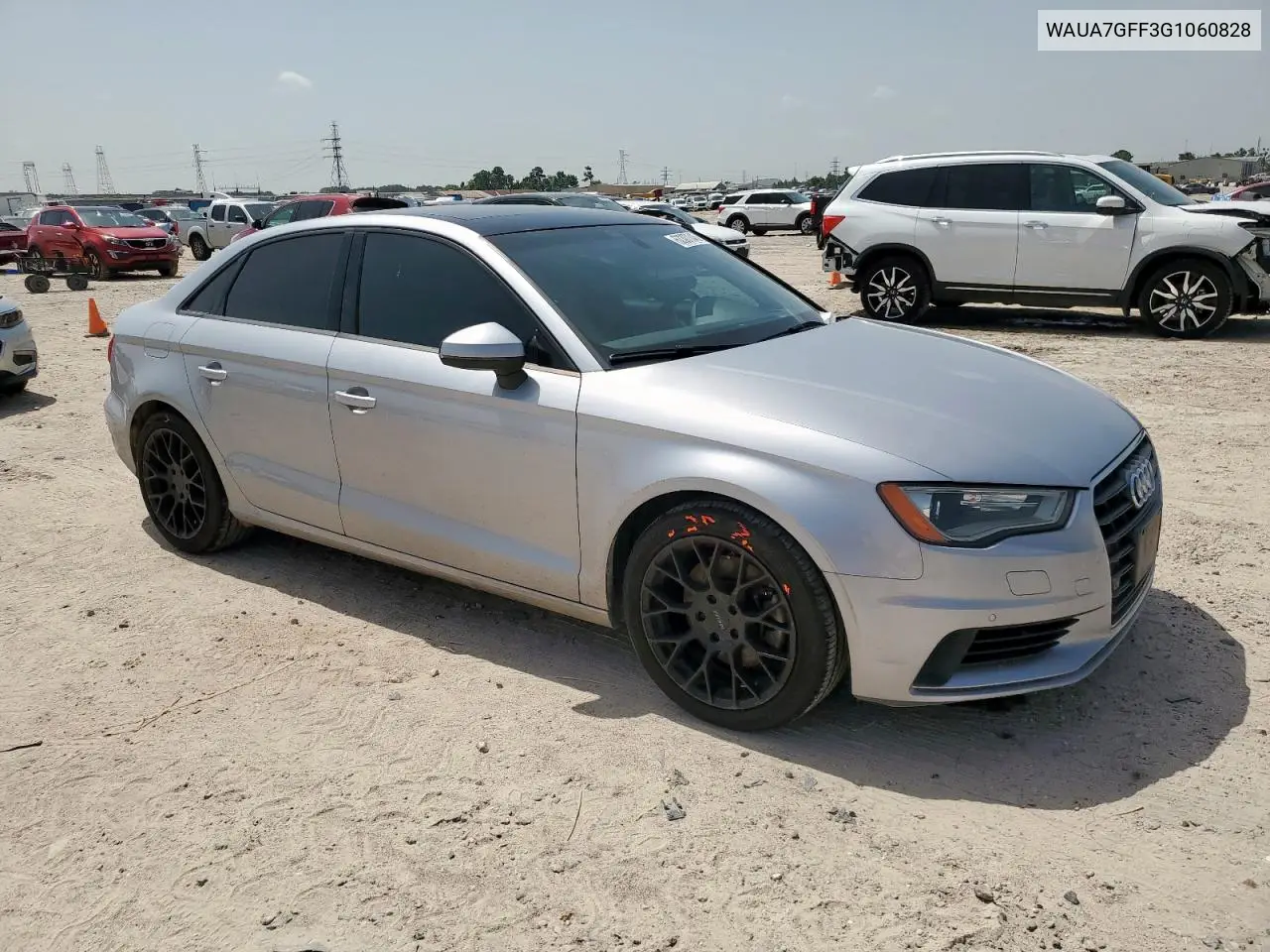 2016 Audi A3 Premium VIN: WAUA7GFF3G1060828 Lot: 63307045