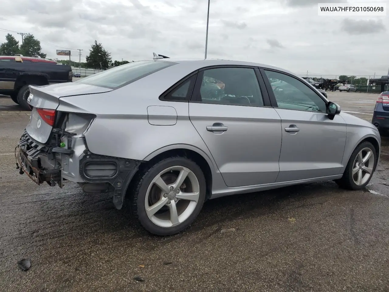 2016 Audi A3 Premium VIN: WAUA7HFF2G1050698 Lot: 63335795
