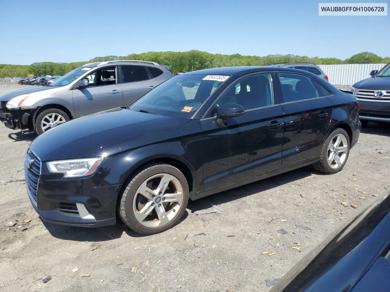 2017 Audi A3 Premium VIN: WAUB8GFF0H1006728 Lot: 55441505
