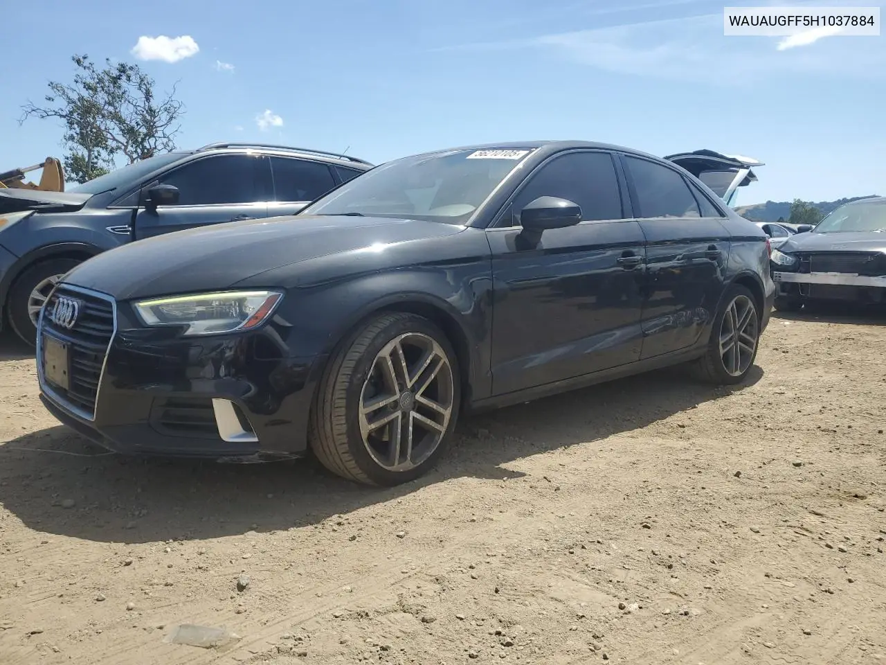 2017 Audi A3 Premium VIN: WAUAUGFF5H1037884 Lot: 56210105