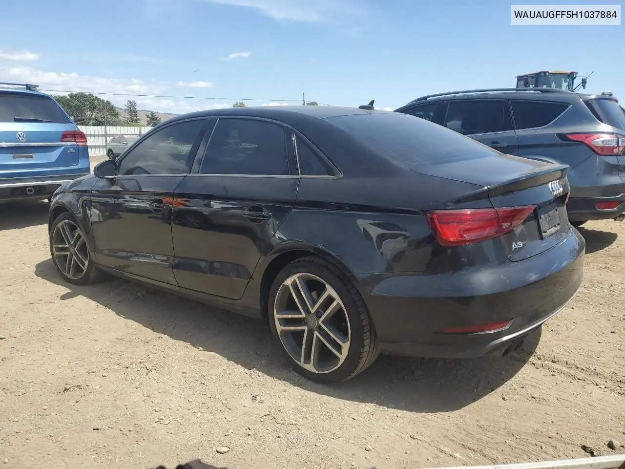 2017 Audi A3 Premium VIN: WAUAUGFF5H1037884 Lot: 56210105
