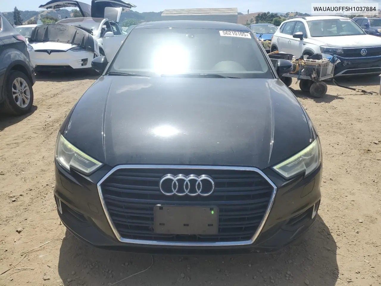 2017 Audi A3 Premium VIN: WAUAUGFF5H1037884 Lot: 56210105