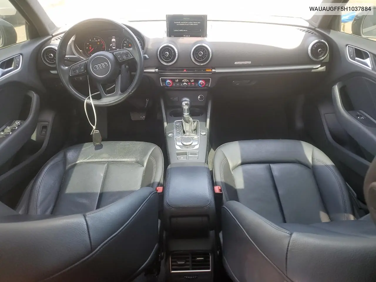 2017 Audi A3 Premium VIN: WAUAUGFF5H1037884 Lot: 56210105