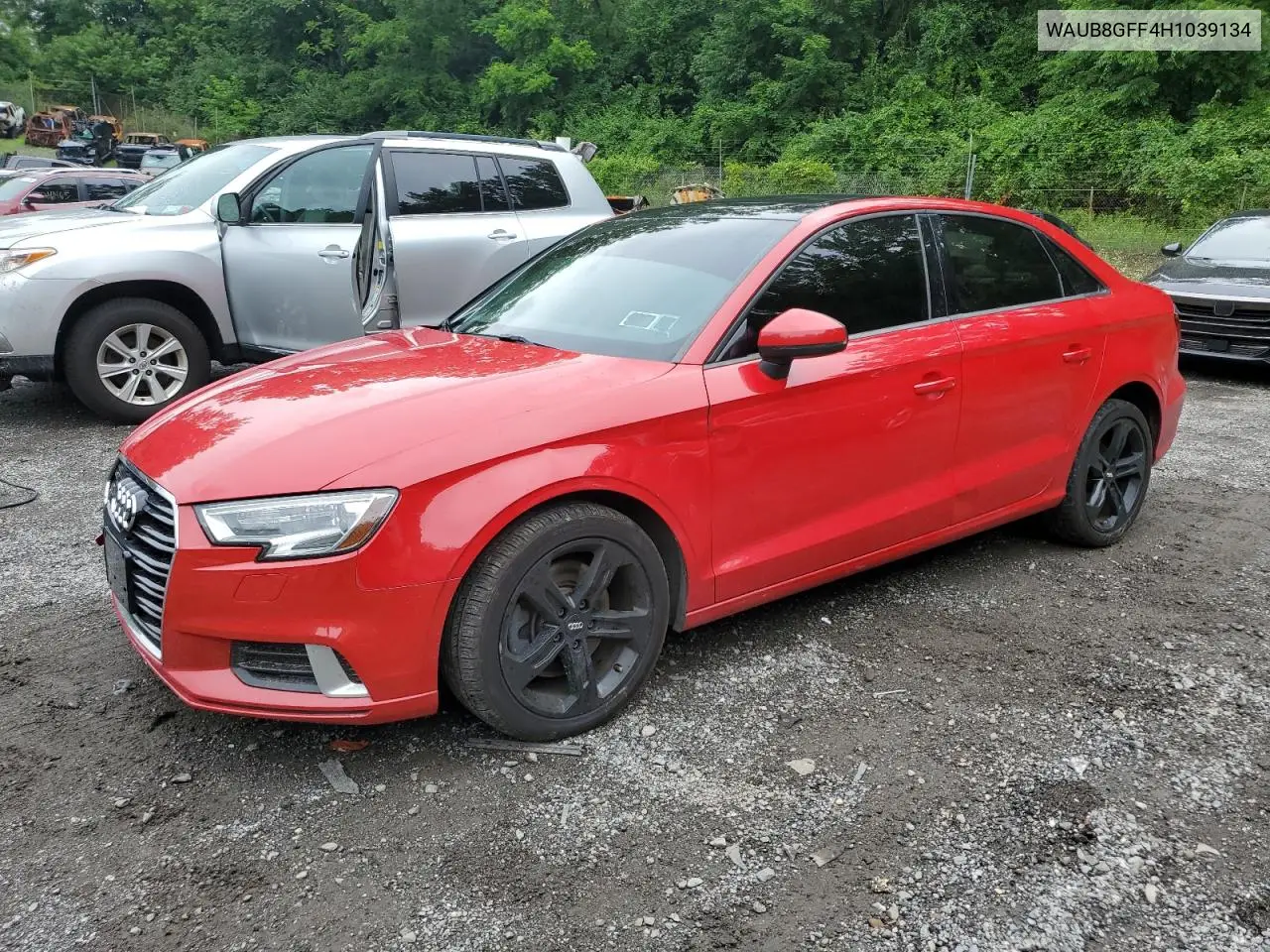 2017 Audi A3 Premium VIN: WAUB8GFF4H1039134 Lot: 62137555