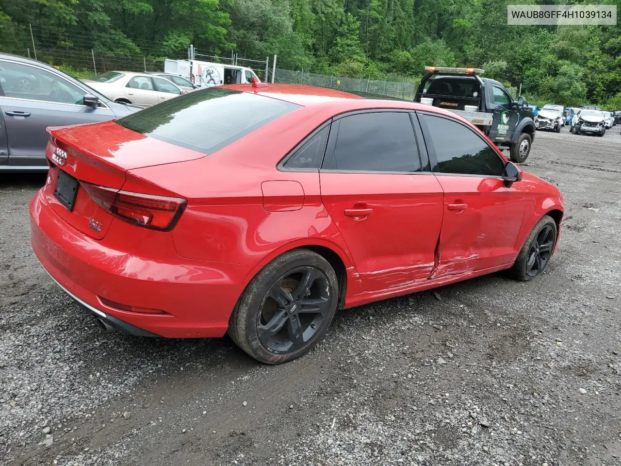 2017 Audi A3 Premium VIN: WAUB8GFF4H1039134 Lot: 62137555
